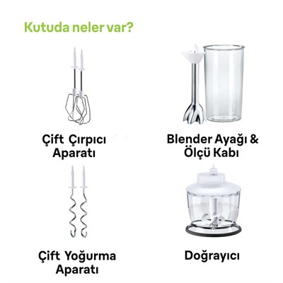 Braun Hm5137wh El Mikseri̇