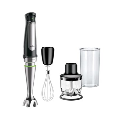 Braun Multi Quick 7 El Blender Seti MQ 7025X, 1000 W, 500 ml Hazne, Siyah