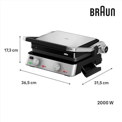BRAUN MULTIGRILL 7 CG7020 IZGARA TOST MAKİNASI
