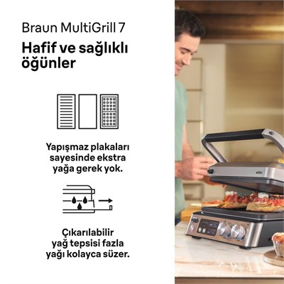Braun Multigrill 7 Cg7044 Izgaratost