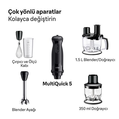 Braun Multiquick Mq50813m 5 El Blender