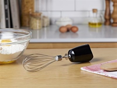 Braun paslanmaz çelik çırpma teli başlığı MQ 10 - El mikseri aksesuarı, Braun MultiQuick EasyClick sistemli el mikseri ile uyumlu, siyah