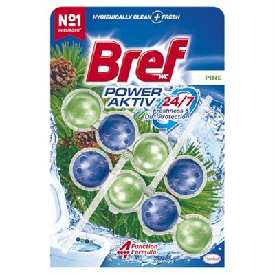 Bref WC Power Aktiv Çam Kokulu 2li Klozet Temizleme Topları, 1 x 2 Adet, Çam 2, İkili