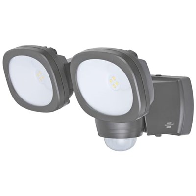 Brennenstuhl Pilli LED Spot Lamba LUFOS / Kablosuz LED Dış Mekan Spotu Pilli ve Hareket Sensörlü, 8 Adet LED Lamba, 2 x 240 Lümen, Dış Mekan için - Seçenekler: 2x 240 Lumen, 440 Lumen