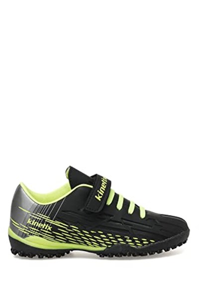 BRETON J TURF 2PR Siyah Erkek Çocuk Halı Saha Ayakkabısı Siyah-NEON SARI 35
