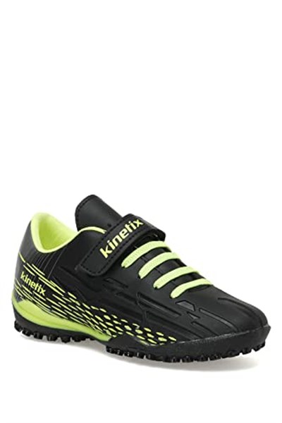 BRETON J TURF 2PR Siyah Erkek Çocuk Halı Saha Ayakkabısı Siyah-NEON SARI 32