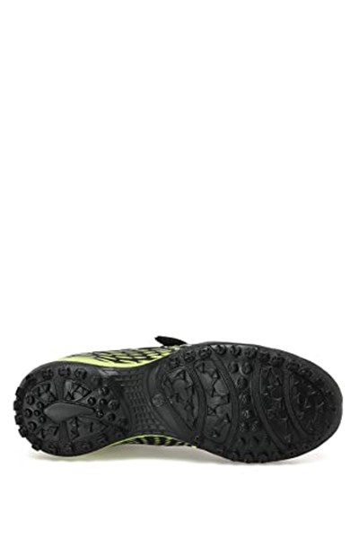 BRETON J TURF 2PR Siyah Erkek Çocuk Halı Saha Ayakkabısı Siyah-NEON SARI 32