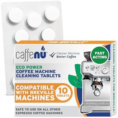 Breville Uyumlu Temizlik Tabletleri. 10x 1.4G Espresso Makinesi Temizleme Tabletleri. Breville Aksesuarları, Portafilter ve Erişilemeyen İç Alanları Temizler. Kahve Temizleyici, Tüm Breville & Adaçayı