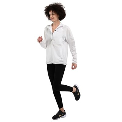 Brezza Unisex Beyaz Günlük Stil Yağmurluk 24YUTL21D13-BYZ
