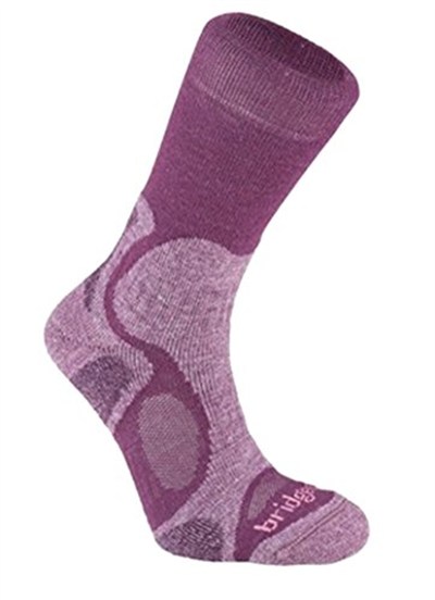 Bridgedale Women fusion, S Blaze çorap Trail pembe L