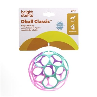 Bright Starts Oball Klasik Top, Pembe/Mor