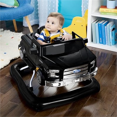 Bright Starts Ways to Play Yürüteç - Ford F-150, Akik Siyahı, 4ü 1 Arada Yürüteç 6 Aylık ve Üzeri