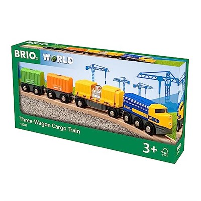 BRIO 3 Vagonlu Kargo Treni