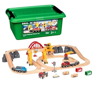 Brio Delüks Kargo Tren Yolu Seti-33097