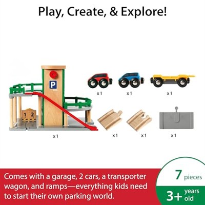 BRIO GmbH Brio World 33204 – Parkhaus, sokak ve raylar