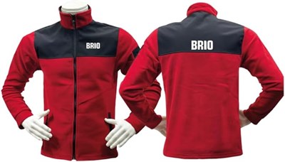 Brio Kırmızı-Siyah Polar L