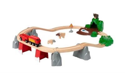 BRIO World 33988 İskandinav Ormanı Hayvanları Seti - BRIO Ahşap Tren Aksesuarları - 3 yıldan itibaren tavsiye edilir