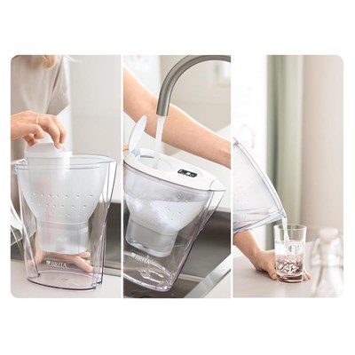 Brita BRITA Marella XL 2x Maxtra Pro All-In-1 Filtreli Su Arıtma Sürahisi - Mavi