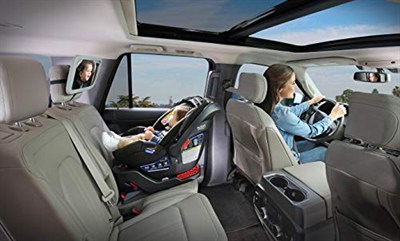 Britax Bebek Araba Aynası, XL Boyut, Arka Koltuk İçin, Kırılmaz Cam