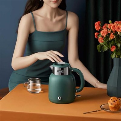 Briz BR1040 Retro Yeşil Su Isıtıcı Çelik Kettle