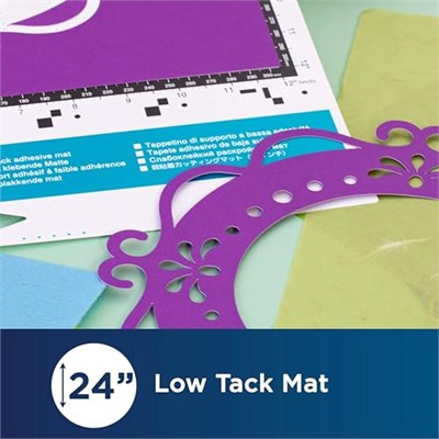 Brother ScanNCut DX Mat CADXMATLOW24, Büyük 30,48 cm x 60,96 cm İnce ve Hassas Malzemeler için Düşük Yapışkanlı Yapıştırıcı, Brother Kesm - Seçenekler: 30,48 cm x 60,96 cm Düşük Tack, 30,48 cm x 60...