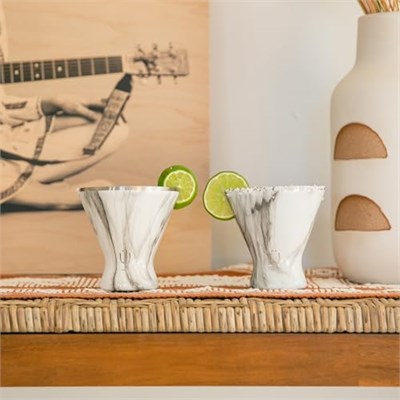 BrüMate MargTini 10 oz Martini Margarita Bardak - Vakum Yalıtımlı Paslanmaz Çelikten Yapılmıştır (Mat Siyah)