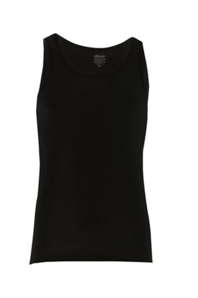 BSM 2li Erkek Pamuklu Kaşkorse Nefes Alabilen Atlet (XL, Siyah)