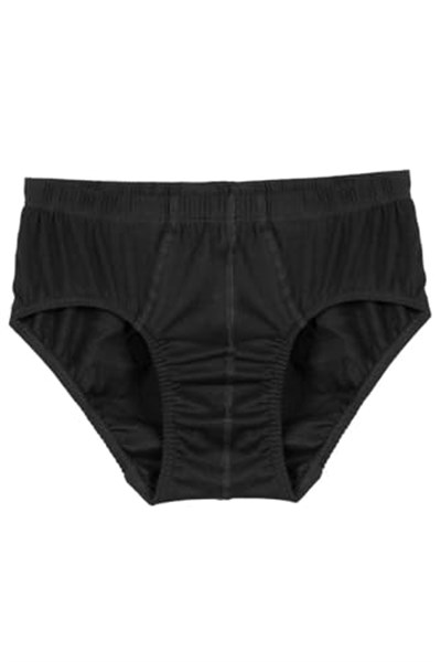 BSM 5li Erkek%100 Pamuklu Yumuşak Nefes Alabilen Ribana Külot (3XL, Siyah)