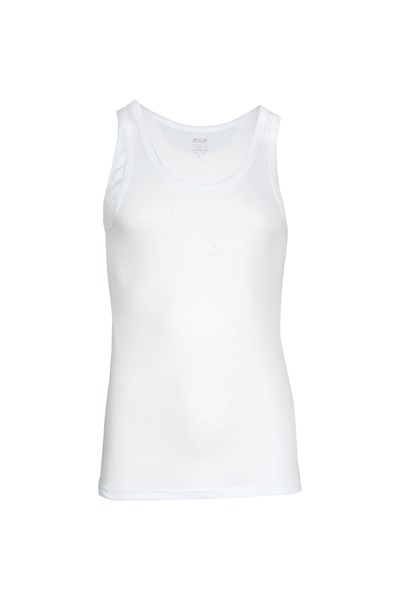 Bsm Erkek Kaşkorse 2 li Atlet 11373 Beyaz 3XL