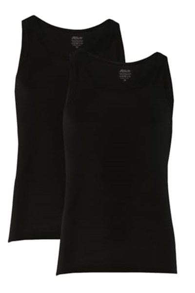 Bsm Erkek Kaşkorse 2 li Atlet 11373 Siyah 3XL