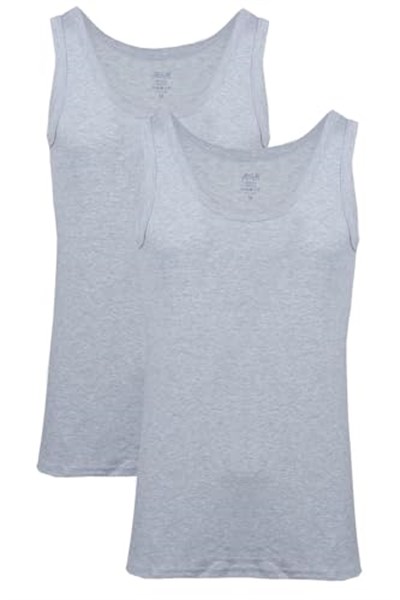 Bsm Erkek Ribana 2 li Atlet 14573 Gri Melanj 3XL