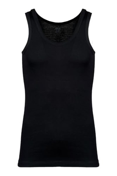 Bsm Erkek Ribana 2 li Atlet 14573 Siyah 3XL