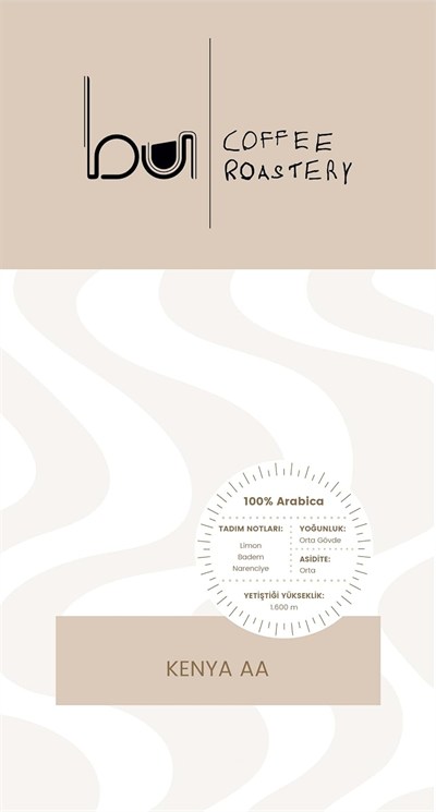 bu COFFEE ROASTERY Kenya AA Yöresel Kahve 250 gr (Çekirdek)