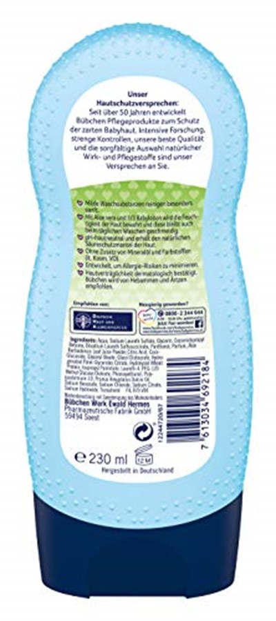 Bubchen Bübchen Bebek Duş Kremi&Yikama Losyonu Aloevera 230Ml