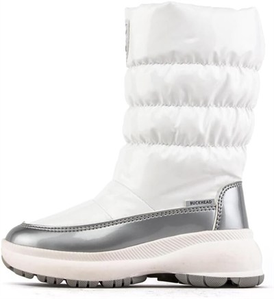 BUCKHEAD-Buck1105 Charm Irio Wp Kar Beyaz Kız Çocuk Bot (WHITE / 29)
