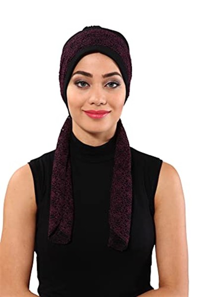 BUKLET BANDANA BAĞLAMALI HAZIR TÜRBAN TESETTÜR BONE