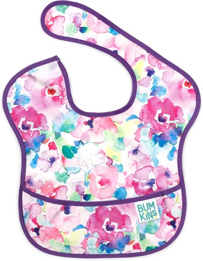 Bumkins S-32 SuperBib Watercolor Önlük (Çok Renkli)