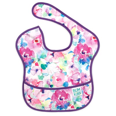 Bumkins S-32 SuperBib Watercolor Önlük (Çok Renkli)