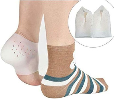 Bunyon Kadın Erkek Silikon Boy Uzatan Gizli Topuk Platform Çorap Topuk Dolgusu Ortopedik Boy Uzatıcı 3 Cm
