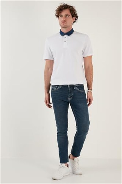 Buratti% 100 Pamuk Düğmeli Regular Fit Polo Yaka T Shirt Erkek POLO YAKA T SHİRT 5902134