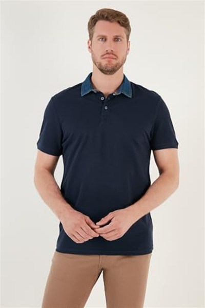 Buratti% 100 Pamuk Düğmeli Regular Fit Polo Yaka T Shirt Erkek POLO YAKA T SHİRT 5902134