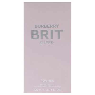 Burberry Brit Sheer Women EDT 100 ml Kadın Parfüm 1 Paket (1 x 100 ml)