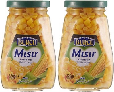 Burcu Gıda 320 Gr Mısır Haslama Cam