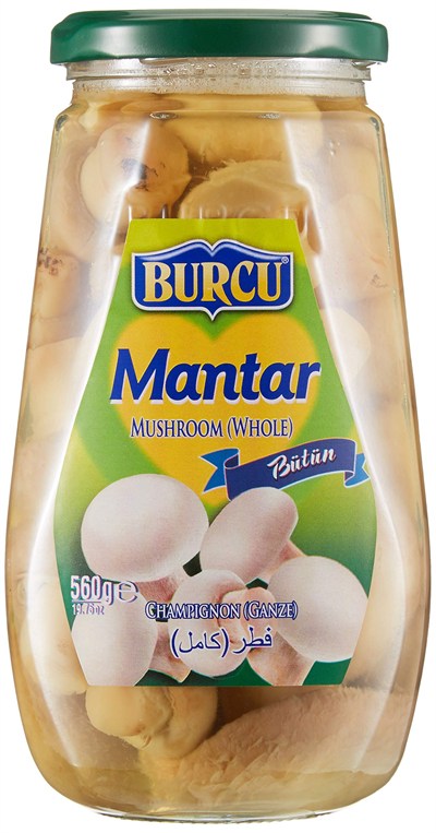 Burcu Gıda 560 Gr Mantar Konservesı (Butun)