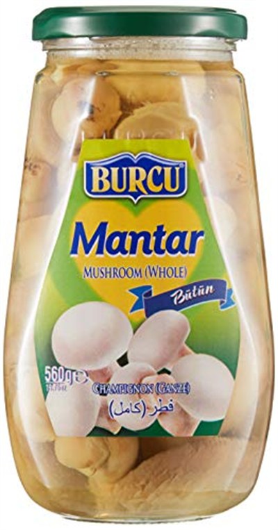 Burcu Gıda 560 Gr Mantar Konservesı (Butun)