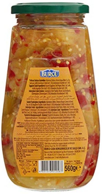 Burcu Gıda 560 Gr Patlıcan Salatası 2li paket