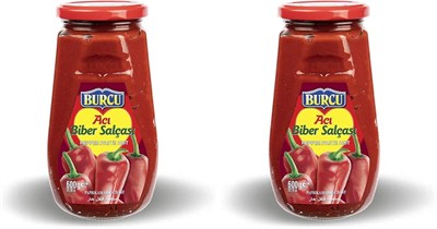 Burcu Gıda 600 Gr Ev Tıpı Acı Bıber Salcası
