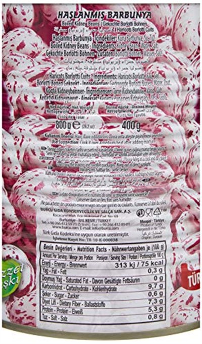 Burcu Gıda 800 Gr Barbun Haslama