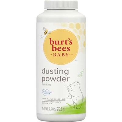 Burts Bees Bebek Toz Tozu, Güvenli ve Nazik Konfor için Talk İçermez ve Hipoalerjenik,% 100 Doğal Kökenli, Çocuk Doktoru Test Edilmiştir, 8.5 oz
