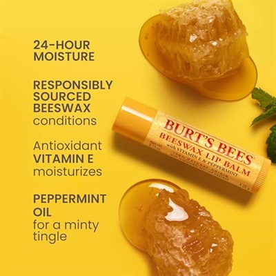 Burts Bees Beeswax Lip Balm 2li